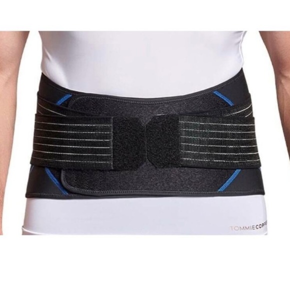 Tommie Copper Black Adjustable Back Brace Unisex Sm/M NWT - Picture 2 of 8